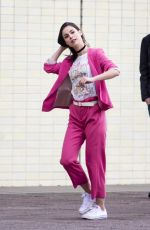 LENA MEYER-LANDRUT on the Set of Her New Music Video in Berlin 03/15/2016
