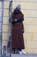 LENA MEYER-LANDRUT on the Set of Her New Music Video in Berlin 03/15/2016