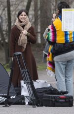 LENA MEYER-LANDRUT on the Set of Her New Music Video in Berlin 03/15/2016