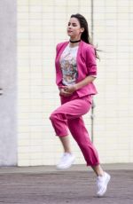 LENA MEYER-LANDRUT on the Set of Her New Music Video in Berlin 03/15/2016