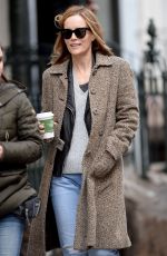LESLIE MANN Out and About in New York 03/22/2016