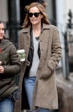 LESLIE MANN Out and About in New York 03/22/2016
