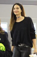 LILY ALDRIDGE at JFK Airport in New York 03/07/2016