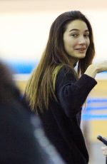 LILY ALDRIDGE at JFK Airport in New York 03/07/2016