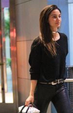 LILY ALDRIDGE at JFK Airport in New York 03/07/2016
