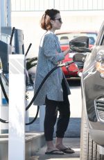 LILY COLLINS at a Gas Station in Los Angeles 03/08/2016