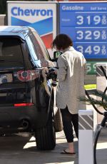 LILY COLLINS at a Gas Station in Los Angeles 03/08/2016