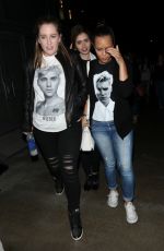 LILY COLLINS Leaves Justin Bieber