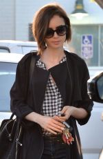 LILY COLLINS Out and About in Beverly Hills 03/17/2016