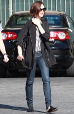 LILY COLLINS Out and About in Beverly Hills 03/17/2016