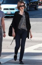 LILY COLLINS Out and About in Beverly Hills 03/17/2016