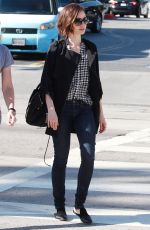 LILY COLLINS Out and About in Beverly Hills 03/17/2016