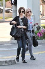 LILY COLLINS Out and About in Beverly Hills 03/17/2016