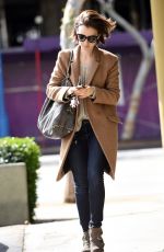 LILY COLLINS Out and About in Los Angeles 03/07/2016