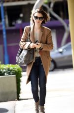 LILY COLLINS Out and About in Los Angeles 03/07/2016