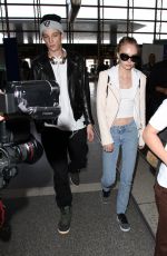LILY-ROSE DEPP at Los Angeles International Airport 03/21/2016