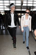 LILY-ROSE DEPP at Los Angeles International Airport 03/21/2016