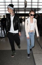 LILY-ROSE DEPP at Los Angeles International Airport 03/21/2016
