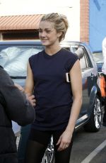 LINDSAY ARNOLD at DWTS Studio in Hollywood 03/20/2016