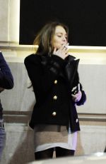 LINDSAY LOHAN at Novikov Restaurant in London 03/15/2016