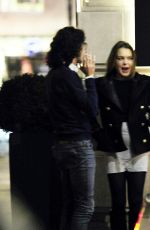 LINDSAY LOHAN at Novikov Restaurant in London 03/15/2016