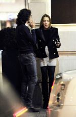 LINDSAY LOHAN at Novikov Restaurant in London 03/15/2016