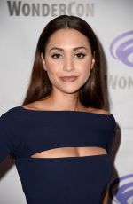 LINDSEY MORGAN at The 100 Panel at Wondercon 2016 in Los Angeles 03/27/2016