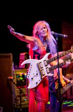 LITA FORD Performs at a Concert at Brooklyn Bowl in Las Vegas 03/06/2016