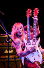 LITA FORD Performs at a Concert at Brooklyn Bowl in Las Vegas 03/06/2016