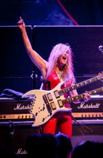 LITA FORD Performs at a Concert at Brooklyn Bowl in Las Vegas 03/06/2016