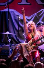 LITA FORD Performs at a Concert at Brooklyn Bowl in Las Vegas 03/06/2016