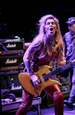 LITA FORD Performs at a Concert at Brooklyn Bowl in Las Vegas 03/06/2016