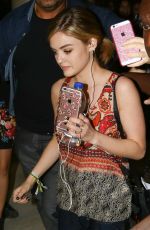 LUCY HALE at Rio De Janeirogaleao international Airport in Brazil 03/05/2016