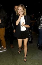 LUCY HALE Leaves Leon Bridges Concert in Los Angeles 03/20/2016