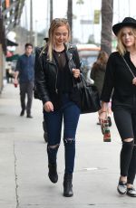 LUCY HALE Shopping at Barnes and Noble and Urban Outfitters in Studio City 03/13/1016