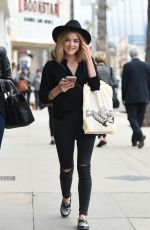 LUCY HALE Shopping at Barnes and Noble and Urban Outfitters in Studio City 03/13/1016