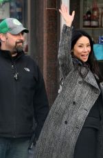 LUCY LIU on the Set of 