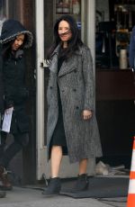 LUCY LIU on the Set of 