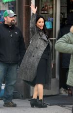 LUCY LIU on the Set of 