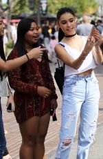 MADISON BEER in Ripped Jeans Out in Hollywood 03/20/2016