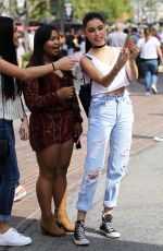 MADISON BEER in Ripped Jeans Out in Hollywood 03/20/2016