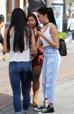 MADISON BEER in Ripped Jeans Out in Hollywood 03/20/2016
