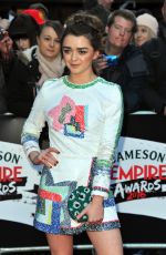 MAISIE WILLIAMS at Jameson Empire Awards 2016 in London 03/20/2016