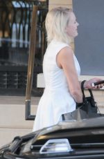 MALIN AKERMAN Shopping at Barneys New York in Beverly Hills 03/18/2016
