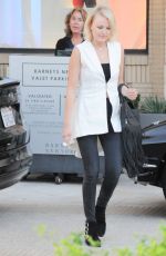 MALIN AKERMAN Shopping at Barneys New York in Beverly Hills 03/18/2016