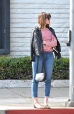 MANDY MOORE Out and About in Beverly Hills 03/09/2016