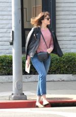 MANDY MOORE Out and About in Beverly Hills 03/09/2016