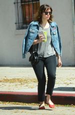 MANDY MOORE Out in Los Angeles 03/15/2016