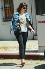 MANDY MOORE Out in Los Angeles 03/15/2016