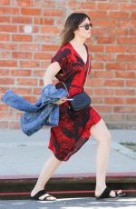 MANDY MOORE Out in Los Angeles 03/23/2016
